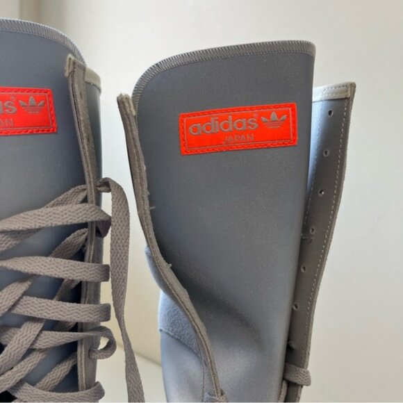 ADIDAS  Japan Vh Sneaker Boots - Silver/Solar Orange/Grey Size 7 - Picture 10 of 16